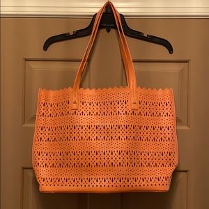 NWOT Madison West peach colored shoulder bag
